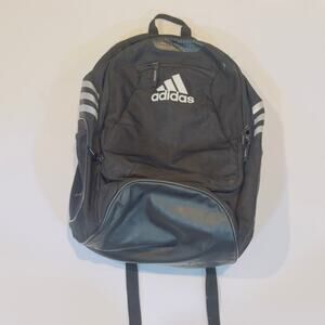 Adidas LoadSpring Backpack Gray Black Multi Pocket School Travel Sport Bag